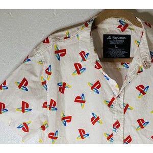 Sony PlayStation Size Large Logo Shirt
